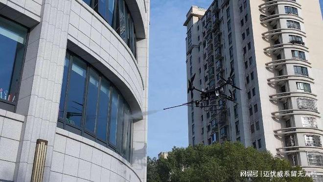 告别蜘蛛人：【迈优威双系留高空清洗无人机】带来安全清洁新时代(图2)