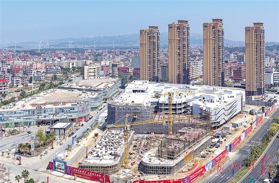 打造消费新地标上塘珠宝城交易中心（二期）加速建设(图1)