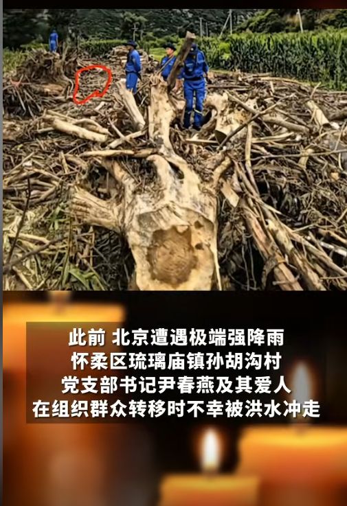 我蹚水去看看！村书记尹春燕遗体找到失联19天儿子天天盼她回来(图1)