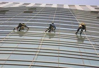 上海高空外墙清洗玻璃幕墙