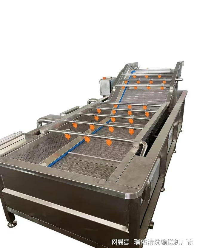 气泡喷淋清洗机厂家直供宁津瑞佑多行业定制高效节能清洁设备(图1)